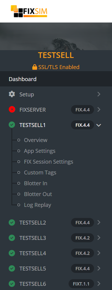 New Session screennshot.